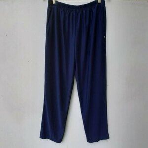 Ace Of Hearts Navy Blue Women's Pants Elastic Waistband Size M Zipper Pockets